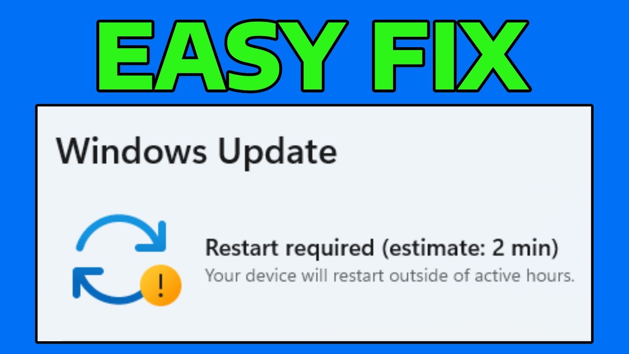 How To Fix Restart Required Notification Every Time on Windows 11 (Windows Update)