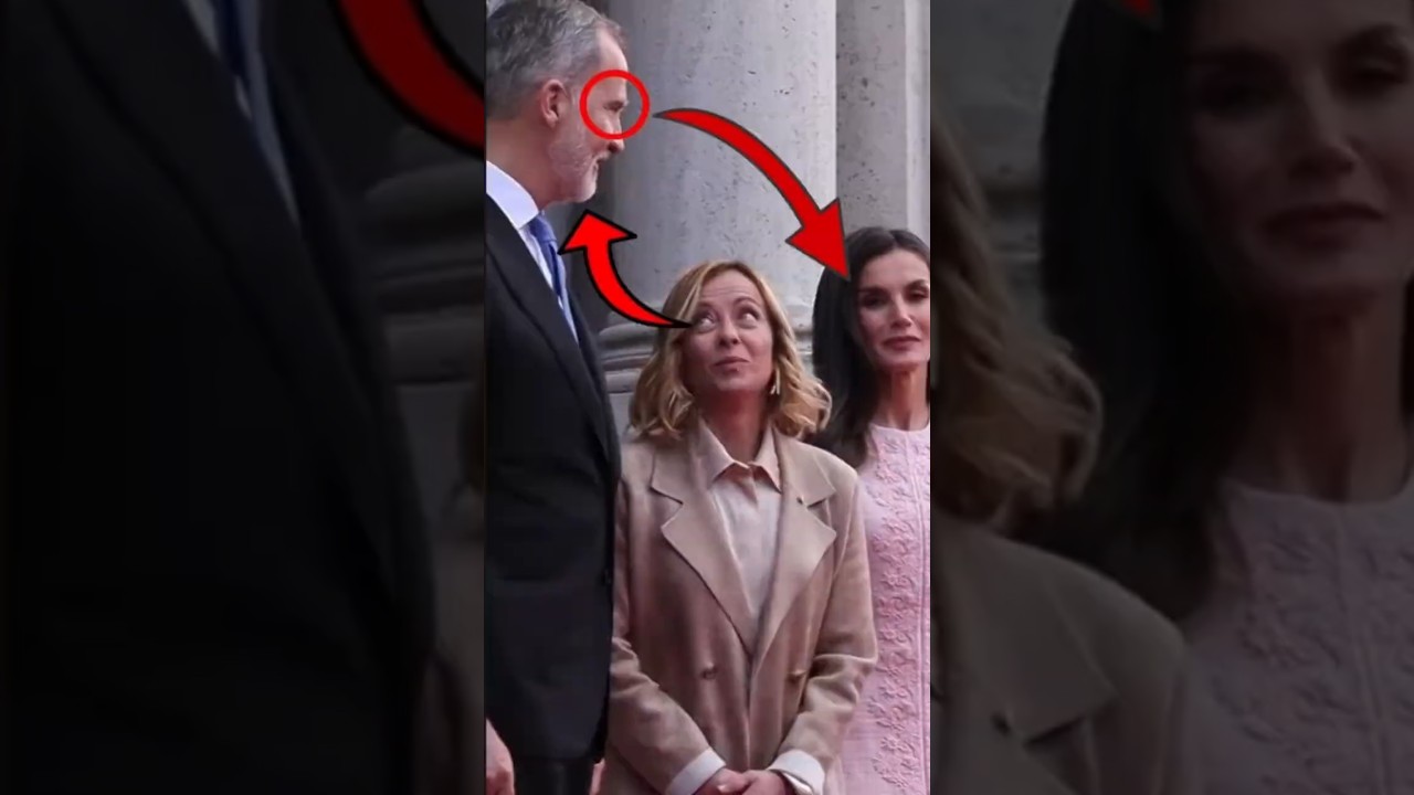 Shock para la Reina Letizia! 😱 &iexcl;Gran error del protocolo italiano#letizia #reyfelipe #giorgiameloni