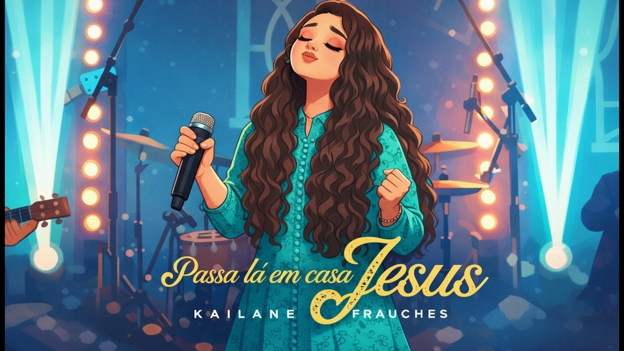 Passa Lá em Casa Jesus | Música Infantil Cristã | Louvor para Crianças