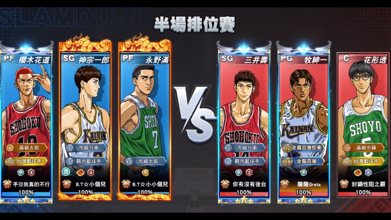 灌籃高手-S29排位賽 傳奇牧紳一 VS 傳奇永野滿 新角色無腦灌籃的buffer 能夠解嗎? #灌籃高手 #slamdunk #傳奇永野滿 #傳奇牧紳一 #傳奇神宗一郎 #傳奇櫻木花道 #排位賽