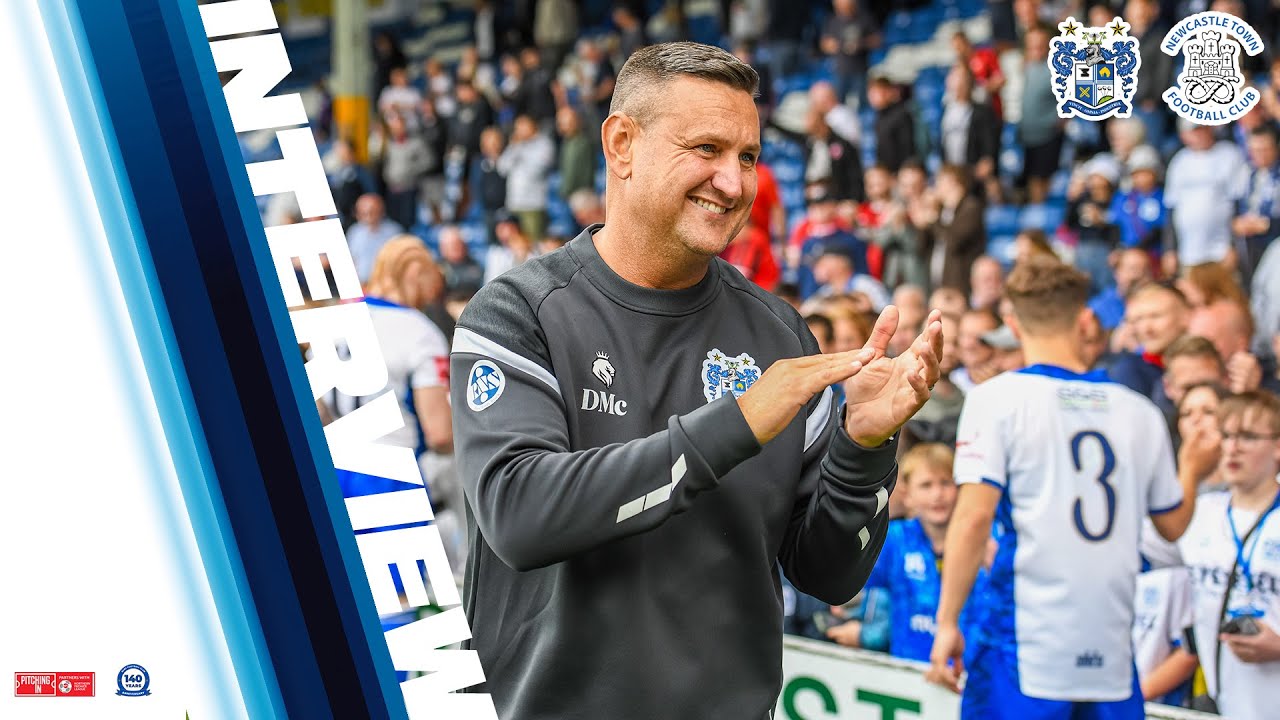 Dave McNabb - Newcastle Town (h) | Post Match Interview | Bury FC