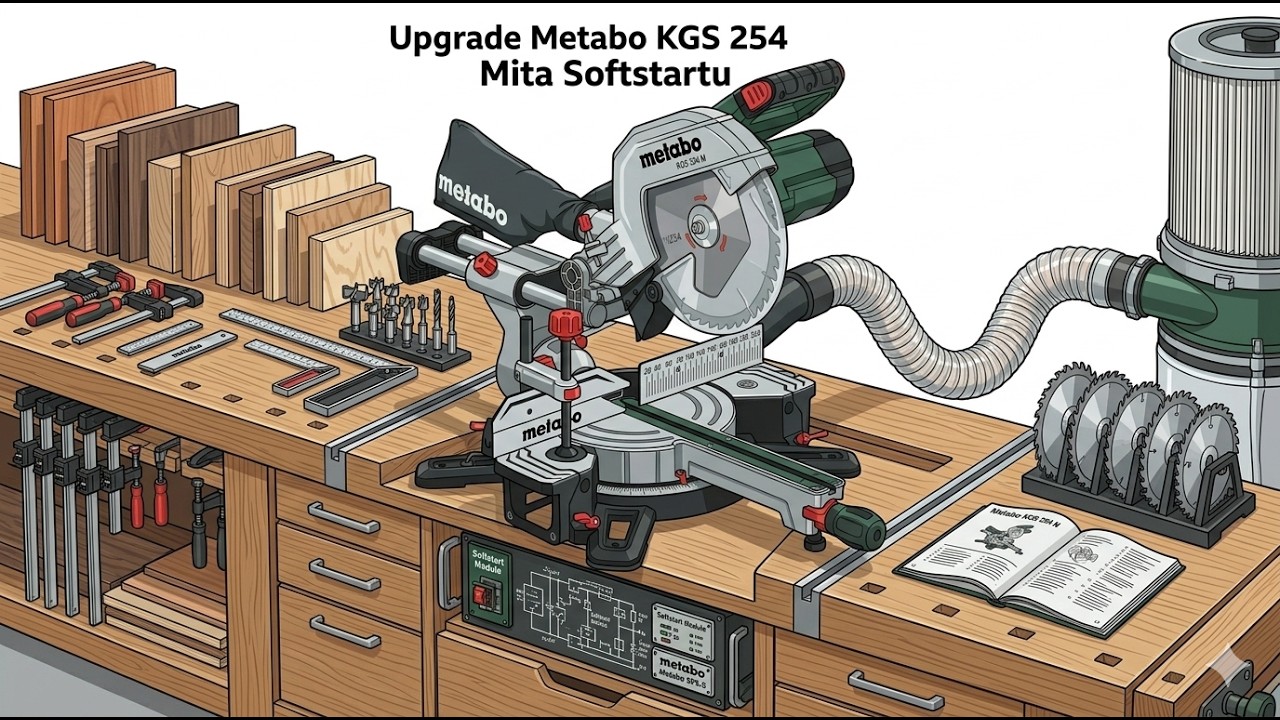 Upgrade Metabo Koniec gwarancji więc czas na Soft Start w METABO Jak założyć softstart, miękki start
