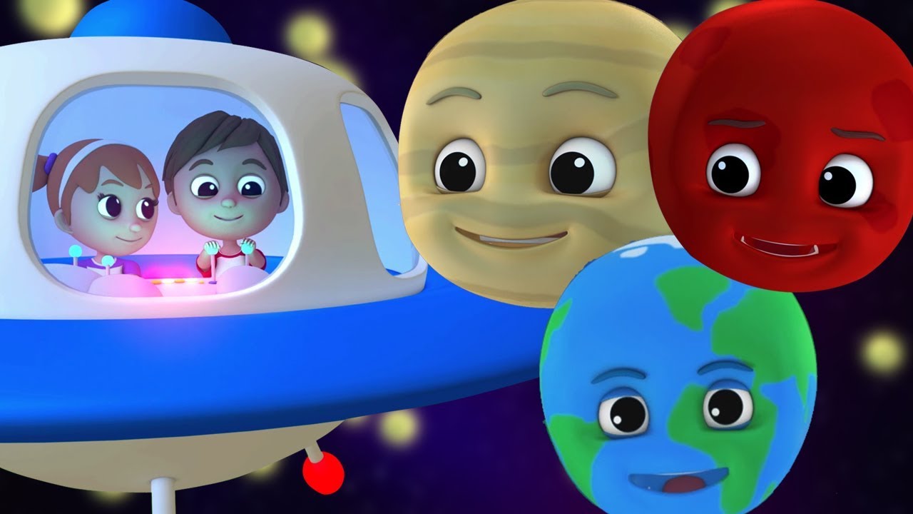 anak-anak planet lagu |  Belajar tata surya | Lagu pembibitan | Rhymes For Kids | Planet Song