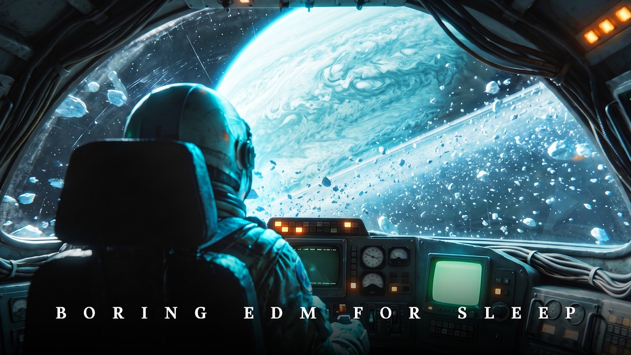 Boring EDM For Sleep | 4+ Hours of Hypnotic Deep House for Sleep & Relaxation - Dreamy Space Travel
