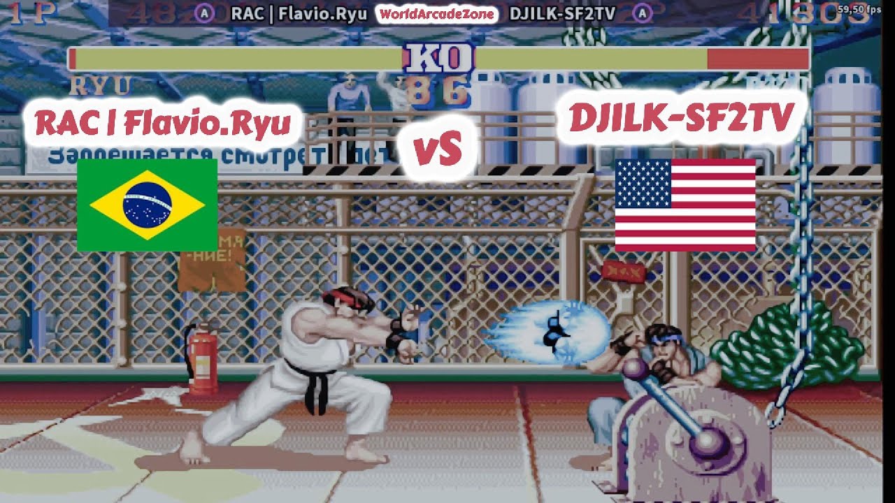Street Fighter II': Champion Edition - RAC | Flavio.Ryu против DJILK-SF2TV - FT5 - 1080P - 29.11....