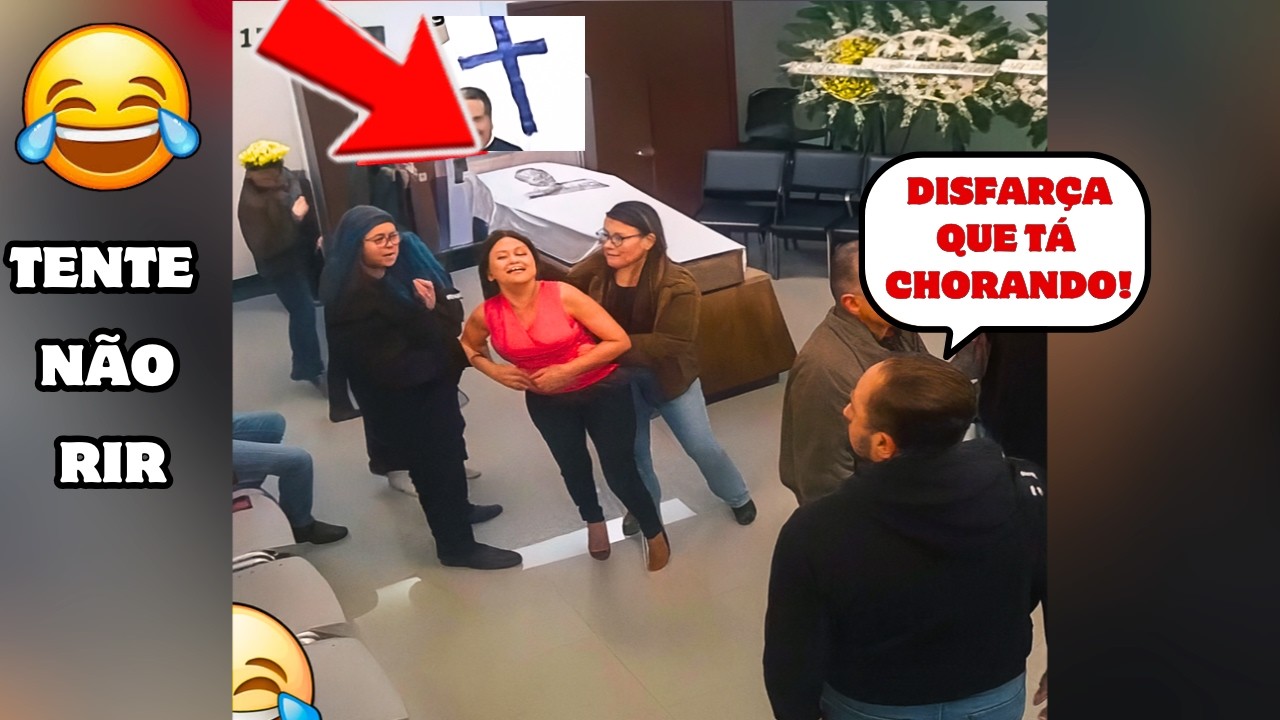 ⚰️BRIGA NO ENTERRO?😂  AS FULERAGENS MAIS ENGRAÇADAS GRAVADAS POR CÂMERAS! 😂 #tentenãorir #comédia