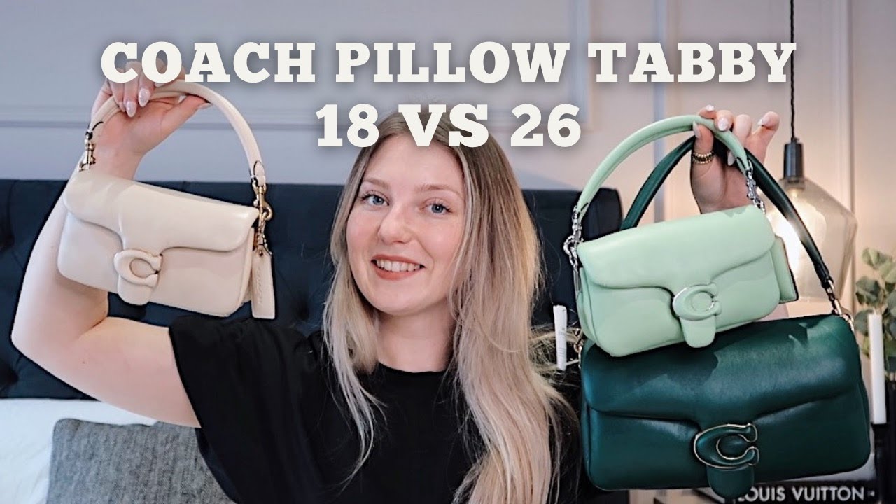 COACH PILLOW TABBY 18 VS 26 | PILLOW TABBY UNBOXING | Zoe Corrigall