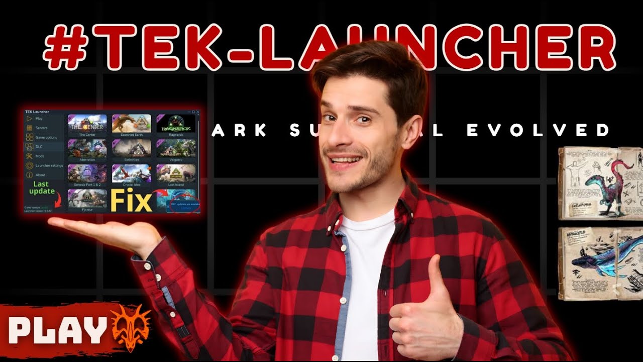 Скачайте Ark: Survival Evolved совершенно бесплатно с помощью Tek Launcher 👌🏻