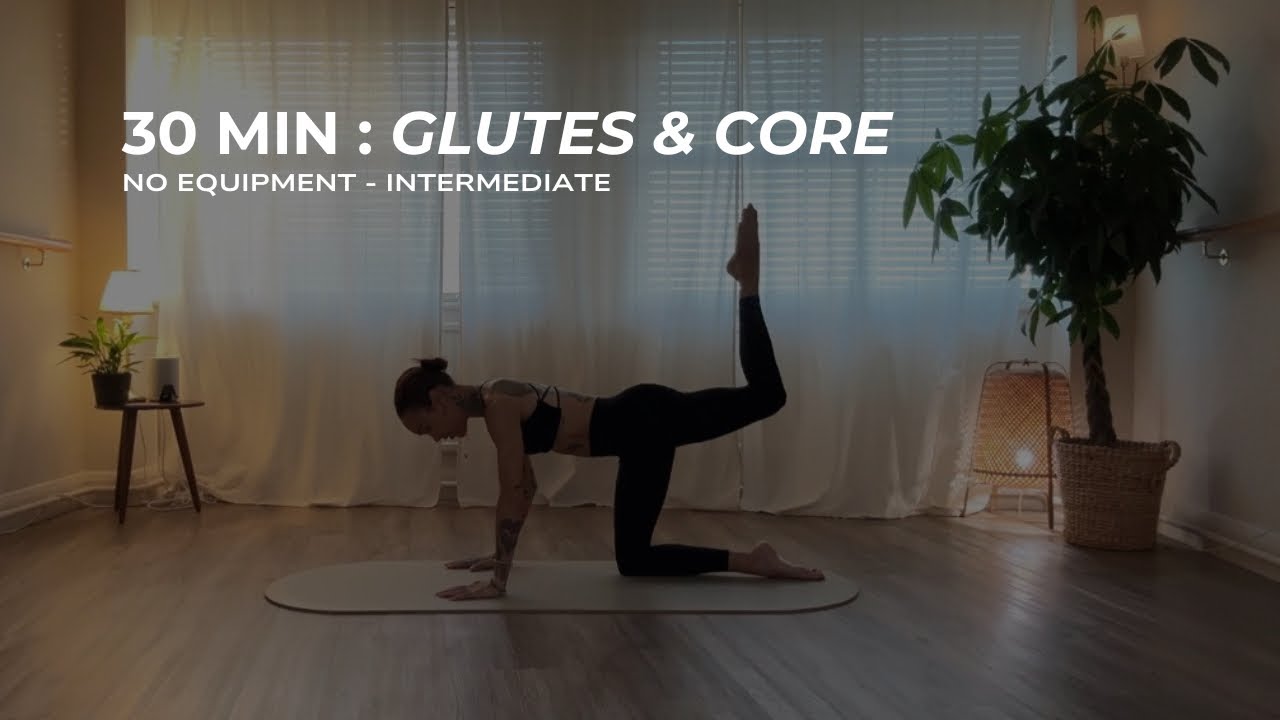 30-Min Glutes & Deep Core Sculpt | Power Pilates Flow (No Equipment)