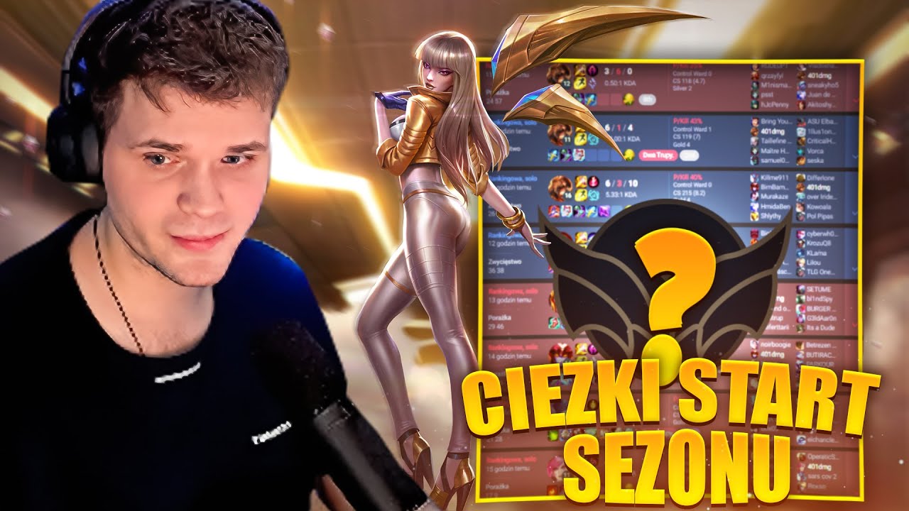GUCIO I LEAGUE OF LEGENDS I CIĘŻKI START SEZONU.. I NAJLEPSZE MOMENTY STRIMA #639