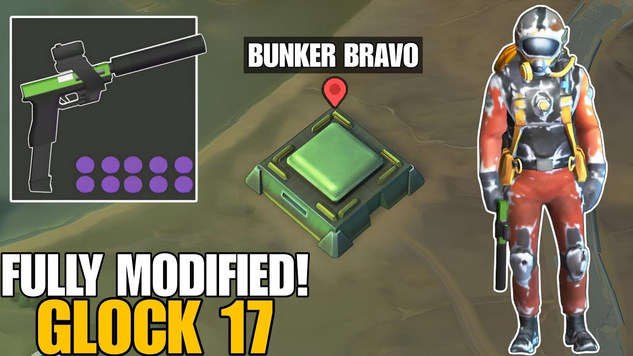 THIS FULLY MODIFIED GLOCK 17 IS OP! - GLOCK vs BUNKER BRAVO - Last Day on Earth: Survival
