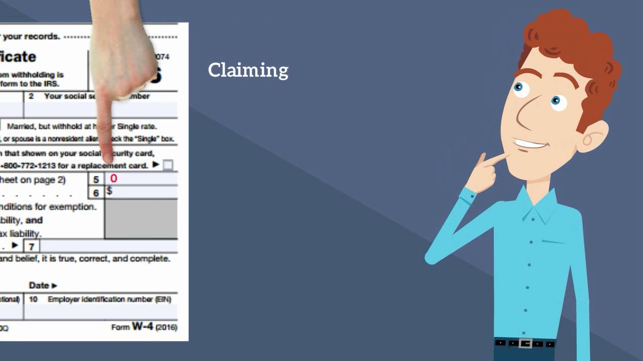 Federal W-4 How-to