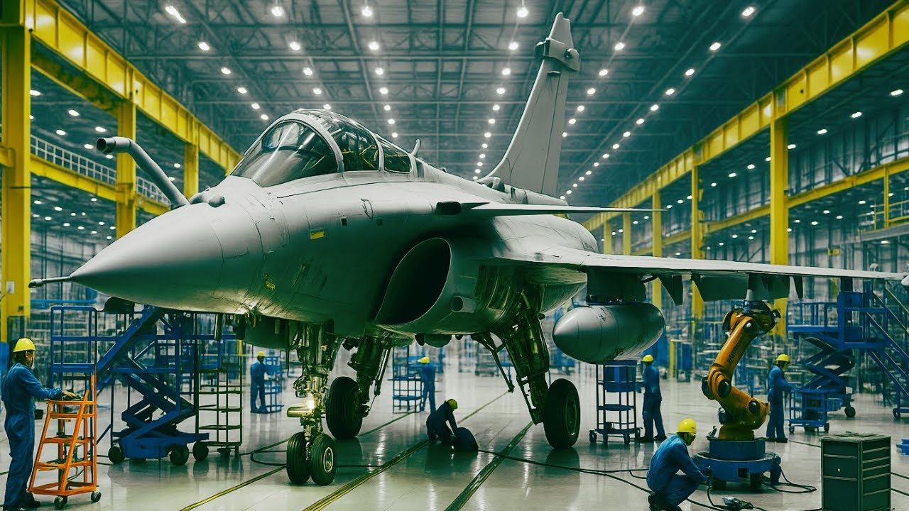Inside the Secret Rafale Jet Factory: How France Builds a $200M Fighter (Full Process)