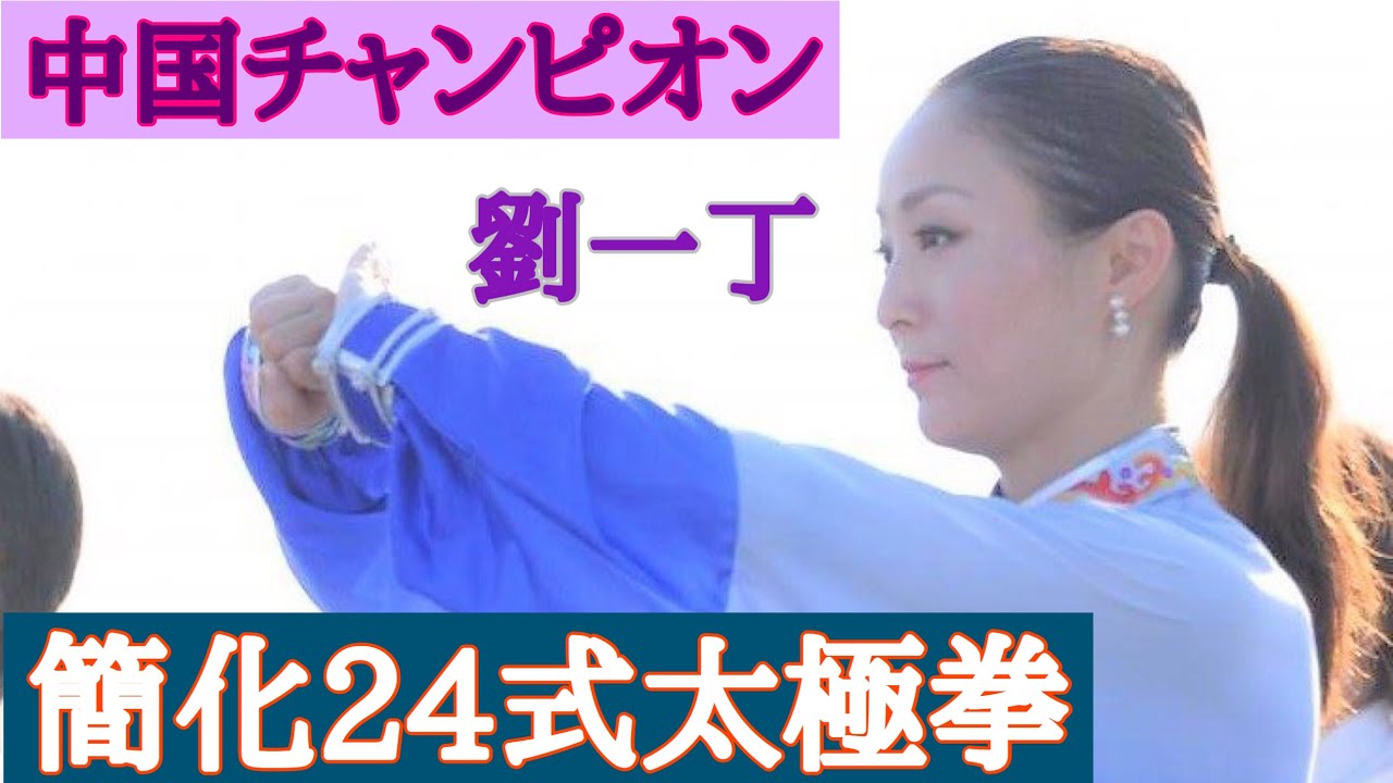 24式太極拳 中国チャンピオン劉一丁
