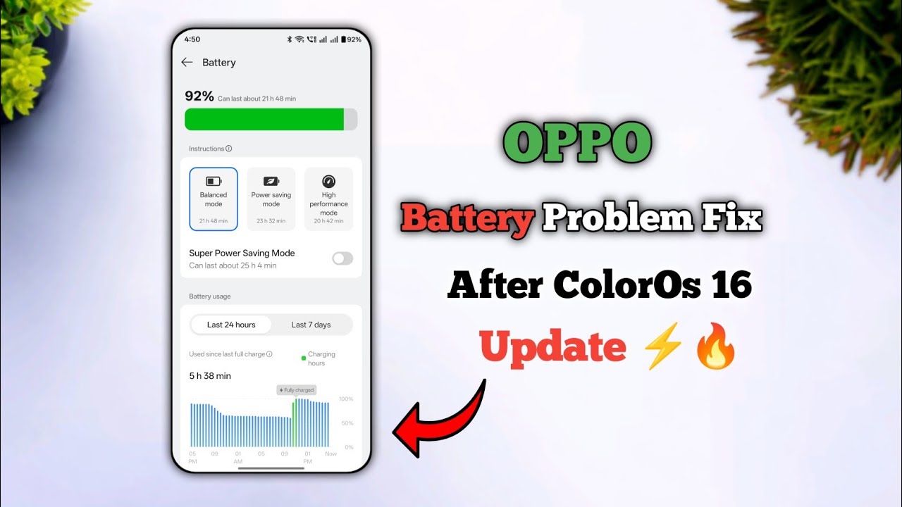 How To Solve Battery Problem After ColorOs 16 Update ⚡🔥 | Oppo Phone Battery Problem Fix 2026