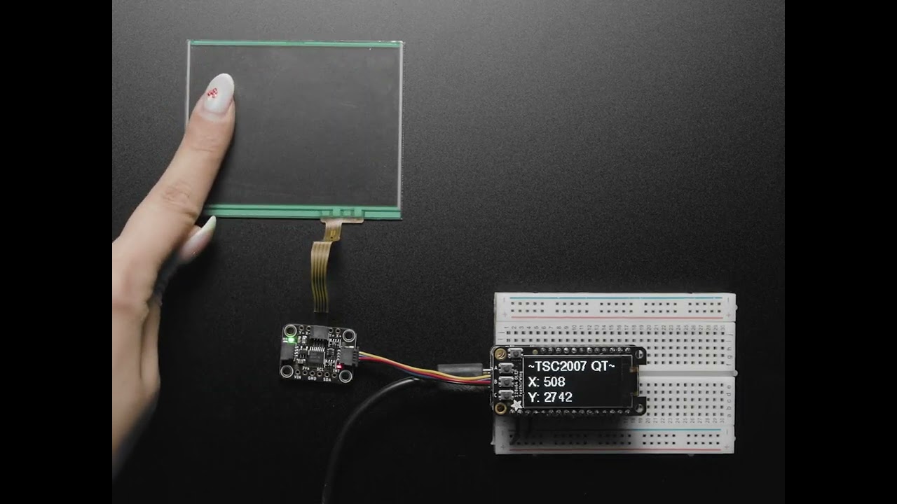 Adafruit TSC2007 I2C Resistive Touch Screen Controller - STEMMA QT