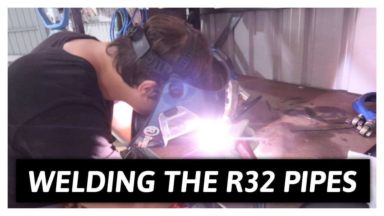 XAVIER TIG WELDING THE R32 PIPES II Part 2 @RisetoSlide