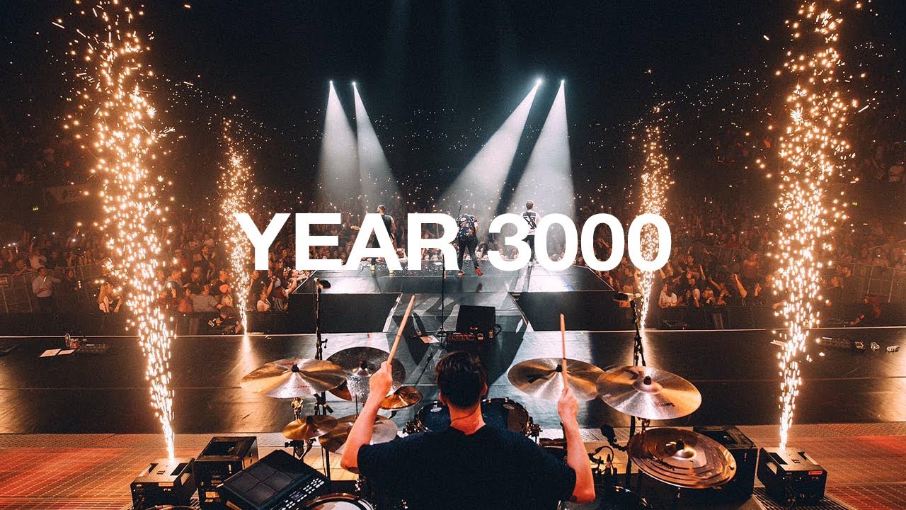 BUSTED ‘YEAR 3000’ Wembley Arena Eddy Thrower Drum Cam