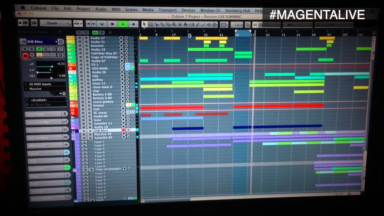 Magenta Live - Studio tips - Passion