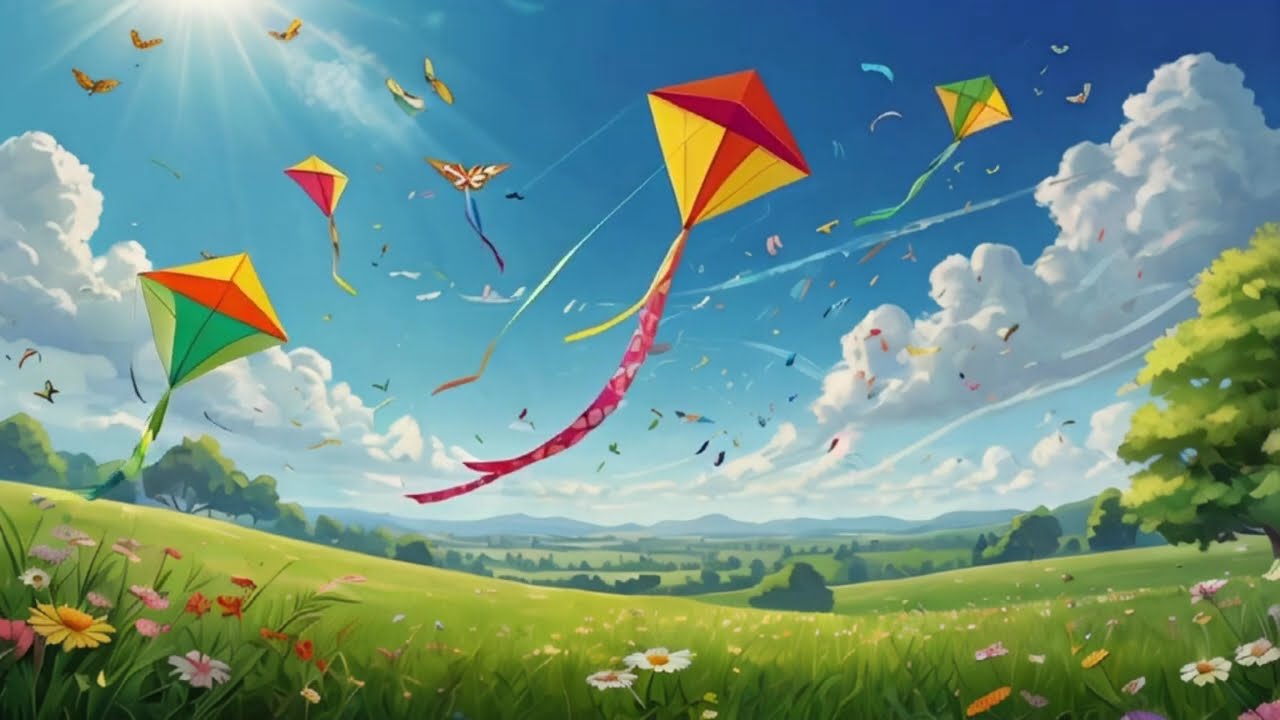 Beautiful Kites Flying | Ambience #ambient #nature #art