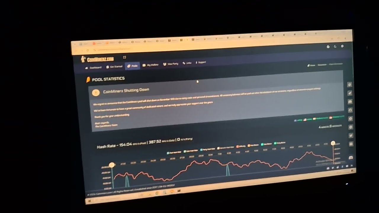 CoinMinerZ Pool Shutting Down?