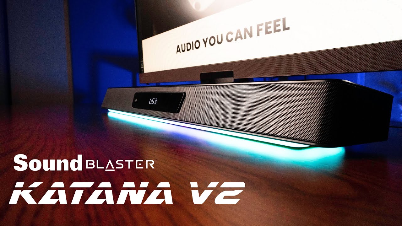 Best PC Soundbar Just Got Better! Sound Blaster KATANA V2 by Creative