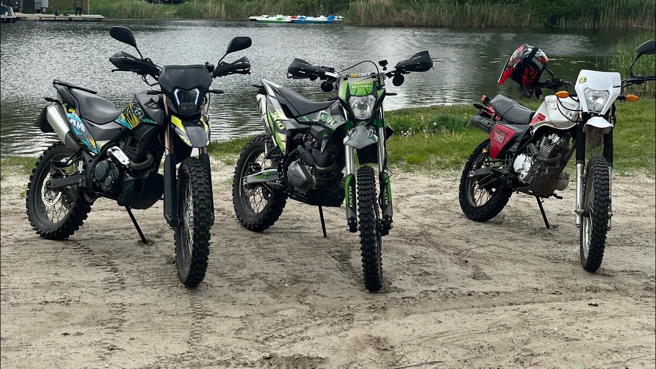 Покатушки Shinerey 250 6c,kovi jnc 300,racer 150, Наткнулись на полицию,Почти сбил поезд