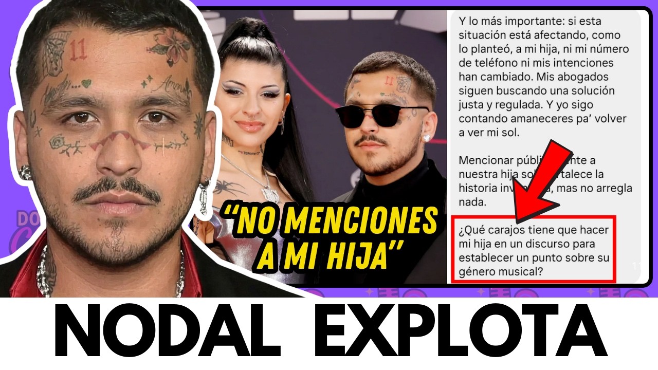 CHRISTIAN NODAL HUMILLADO ROMPE EL SILENCIO Y ATACA A CAZZU POR METER A INTI EN EL CONFLICTO