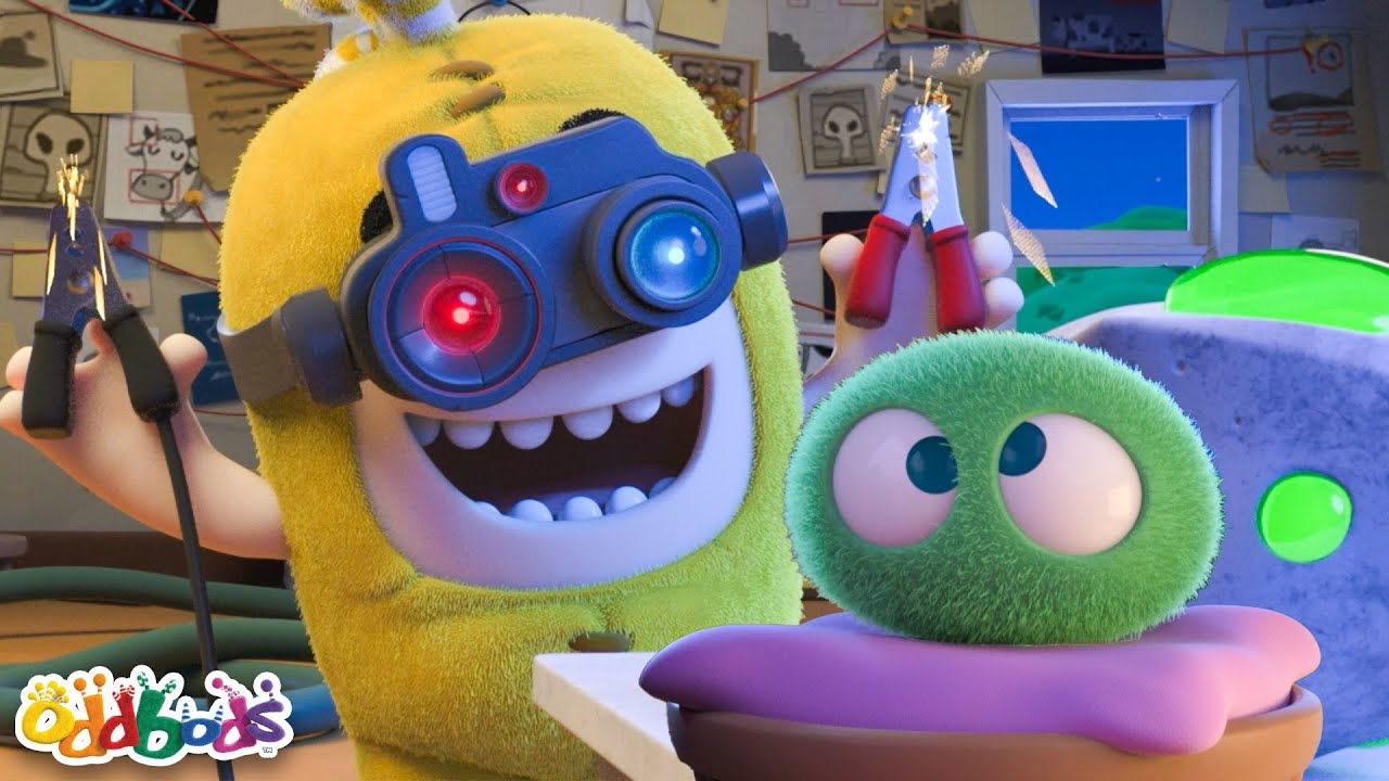 Bubbles Brings Home a Space Alien! 👽 Oddsville Gets Overrun | Oddbods | Kids Tv Shows