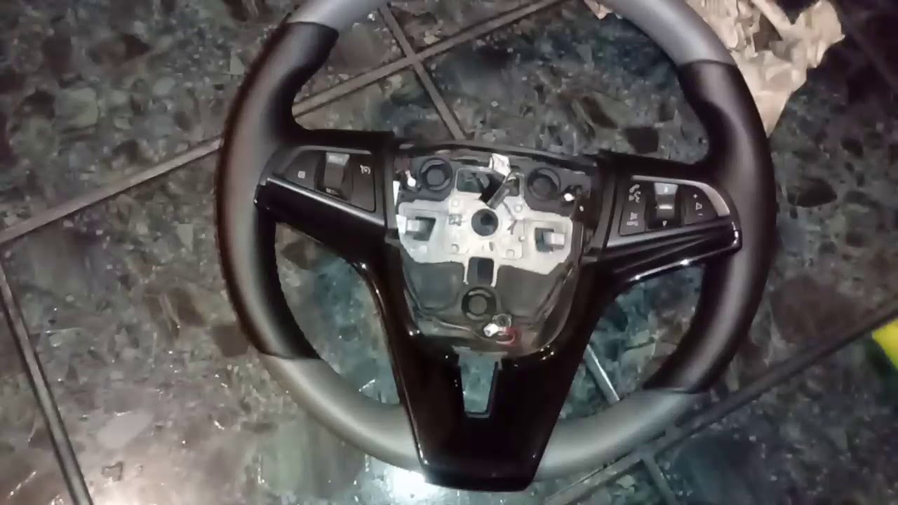 como desmontar botões do volante do GM cobalt onix spin e melhor tinta para pintar volante de couro