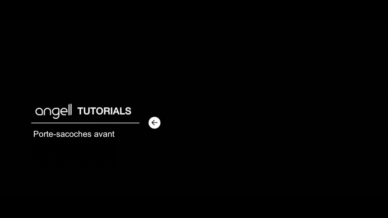 Tutoriel : Comment monter mon porte-sacoches avant