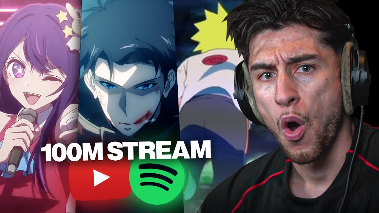 LES 100 OPENING ANIMES LES PLUS ÉCOUTÉS SUR SPOTIFY ET YOUTUBE !
