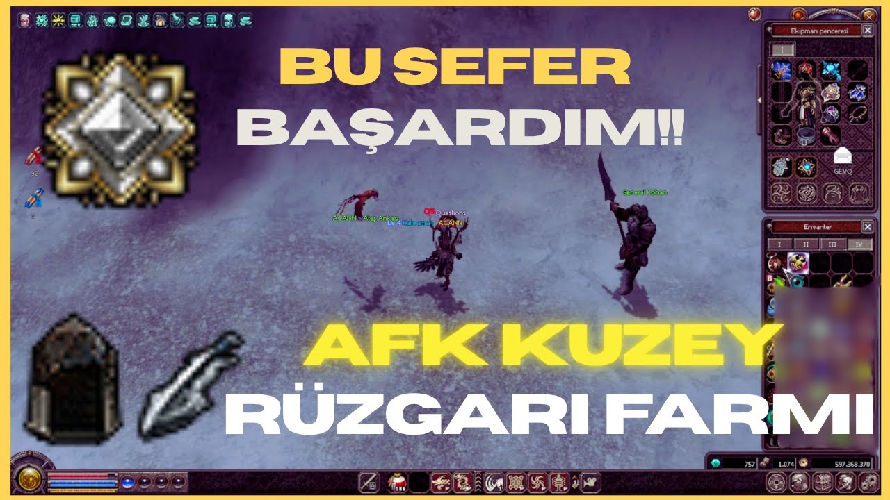 KUZEY R&Uuml;ZGARINDA 24 SAAT FARM YAPTIK! 💪 BU SEFER GER&Ccedil;EKTEN YAKALADIM #metin2tr #metin2charon