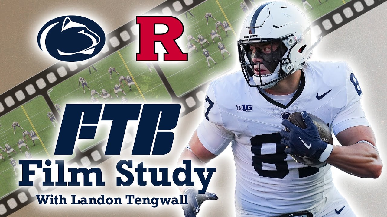 Penn State TE Andrew Rappleyea's Late-Season Emergence Continues vs. Rutgers | FTB Film Study