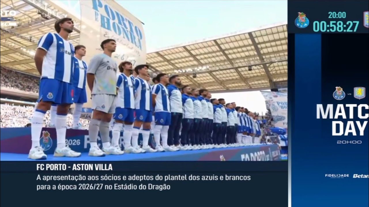 Apresenta&ccedil;&atilde;o do plantel FC Porto | &Eacute;poca 2026/27