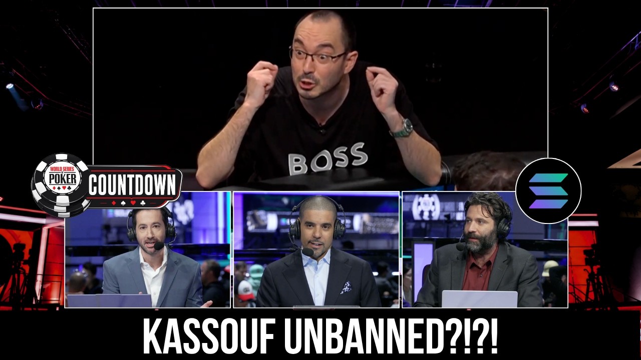 William Kassouf Unbanned?! | WSOP Countdown Show Day 25 #wsop #poker