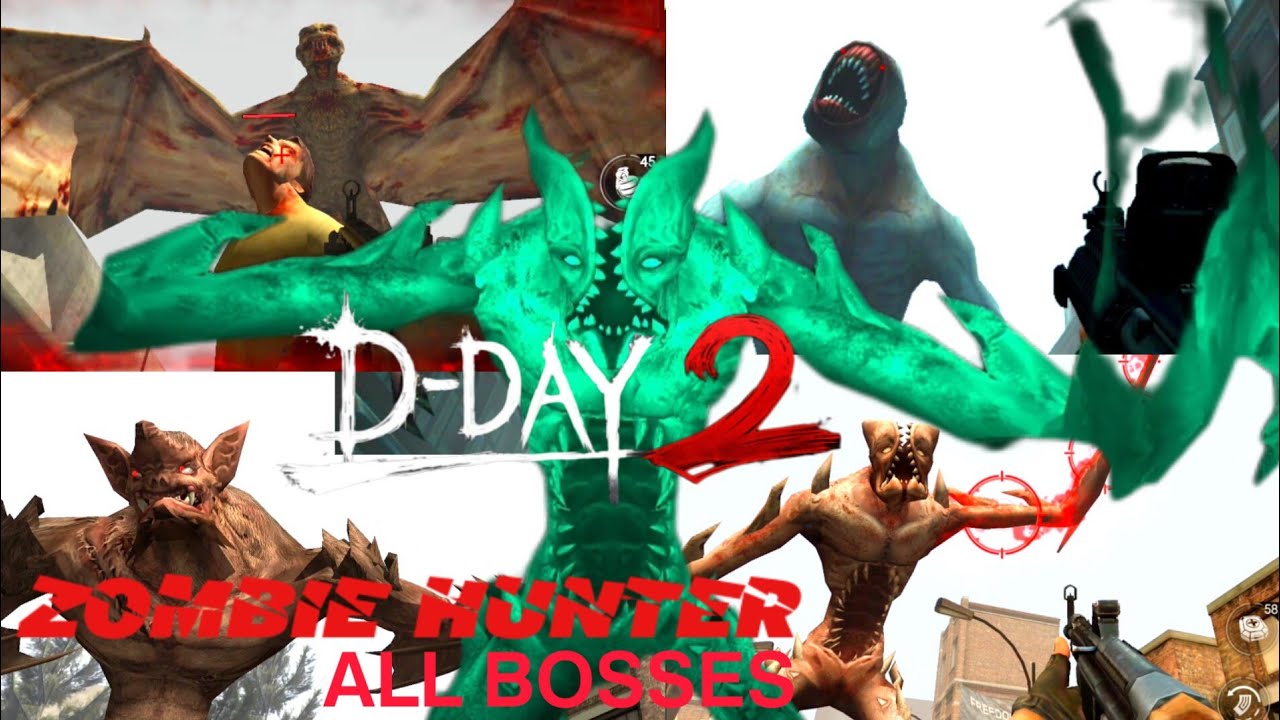 Zombie Hunter D-Day2 | All Bosses Killing