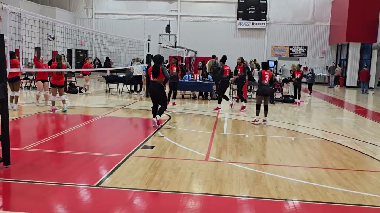 A Town Volley 14 Red vs  Ark Volley 14u Local+ Red Gm2