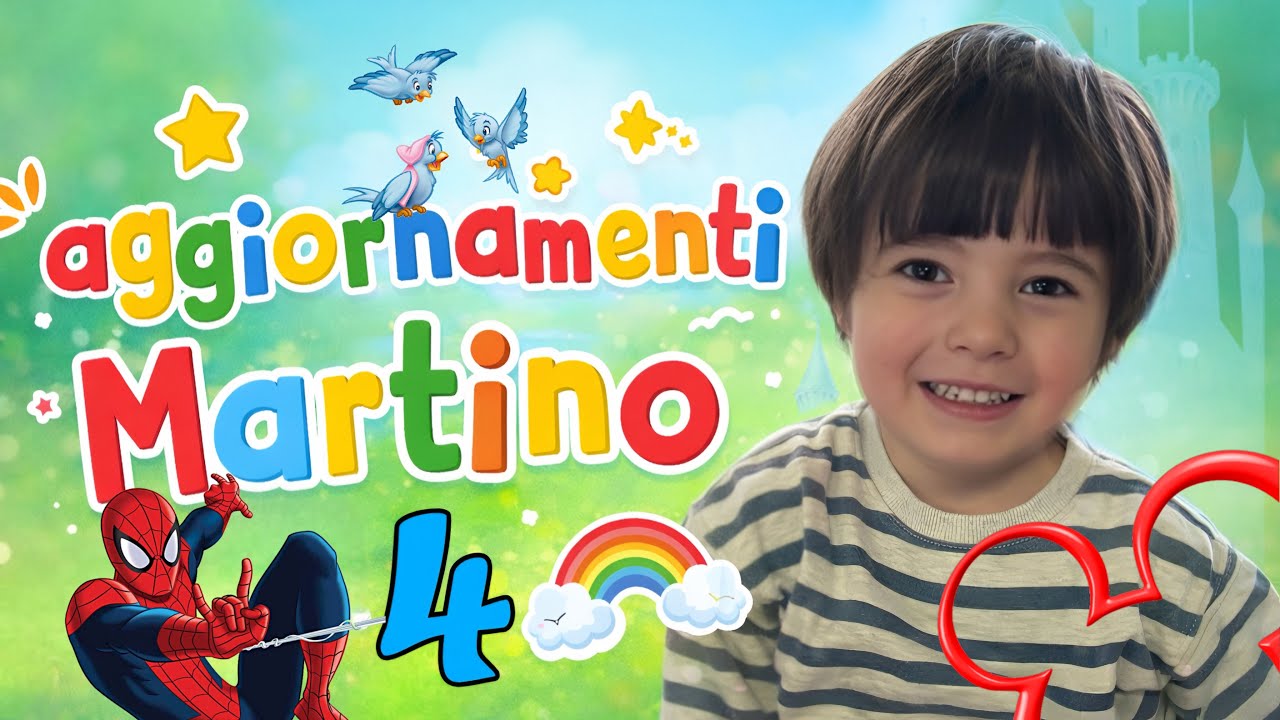 AGGIORNAMENTI MARTINO 4 ANNI!🔥￼