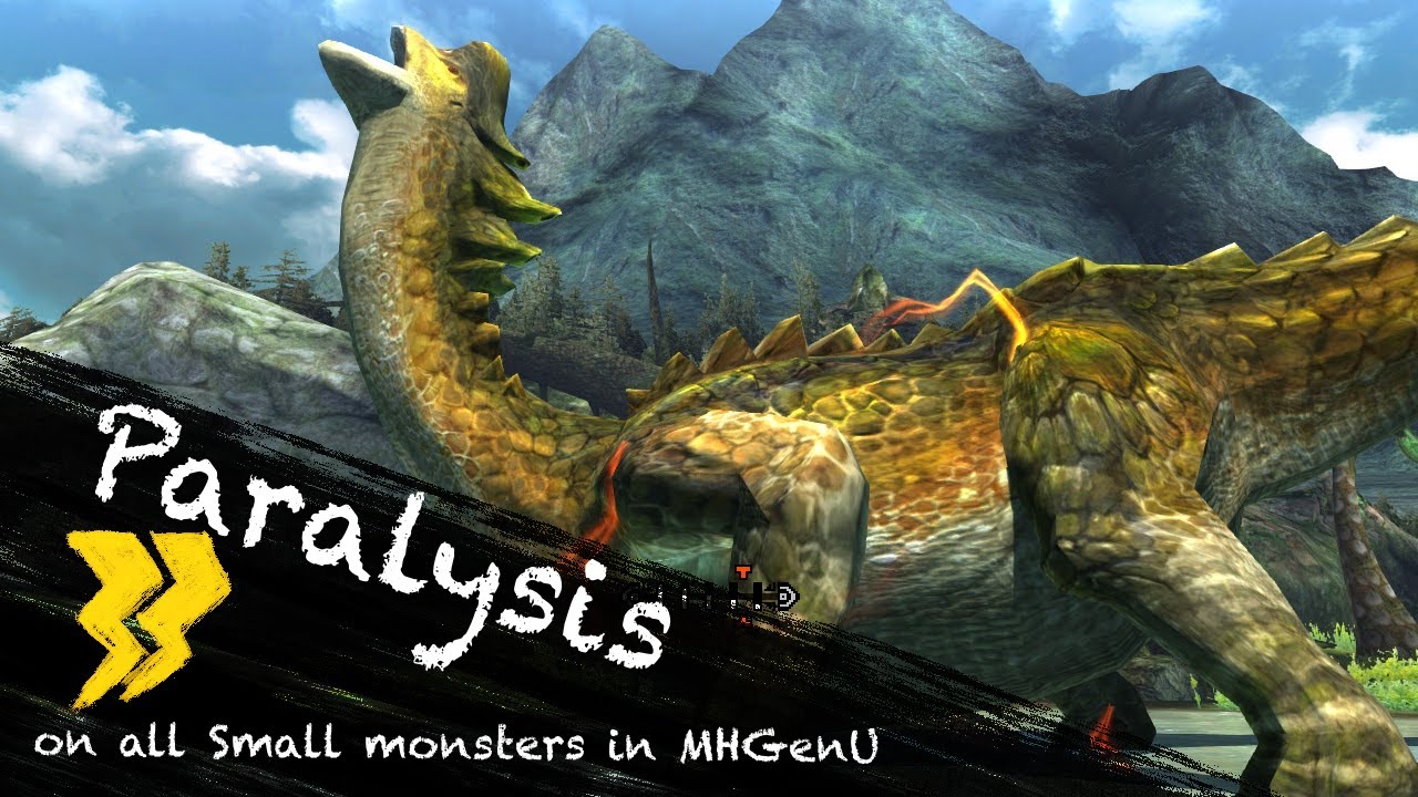 Paralysis on all small monsters in Monster Hunter Generations Ultimate