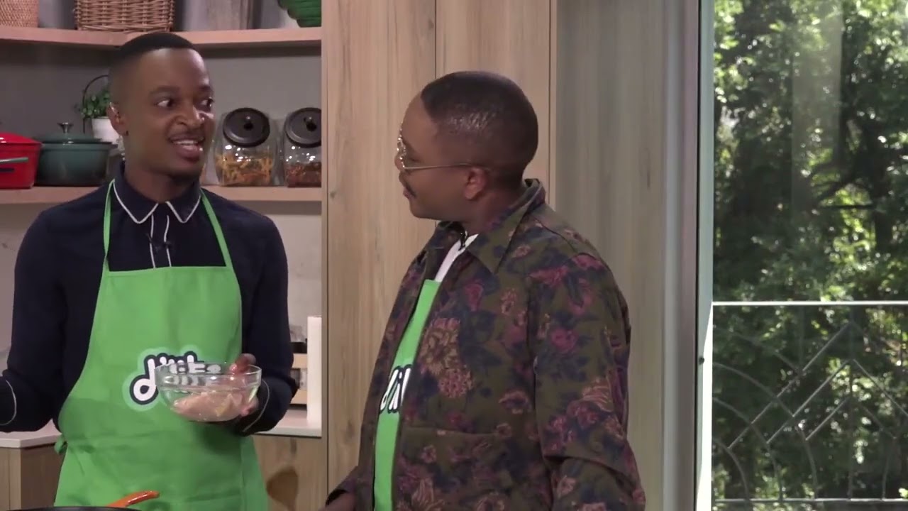 Mediterranean Grilled Chicken & Veggie Salad with Langa Mavuso - Done Fast | Khotso Rams
