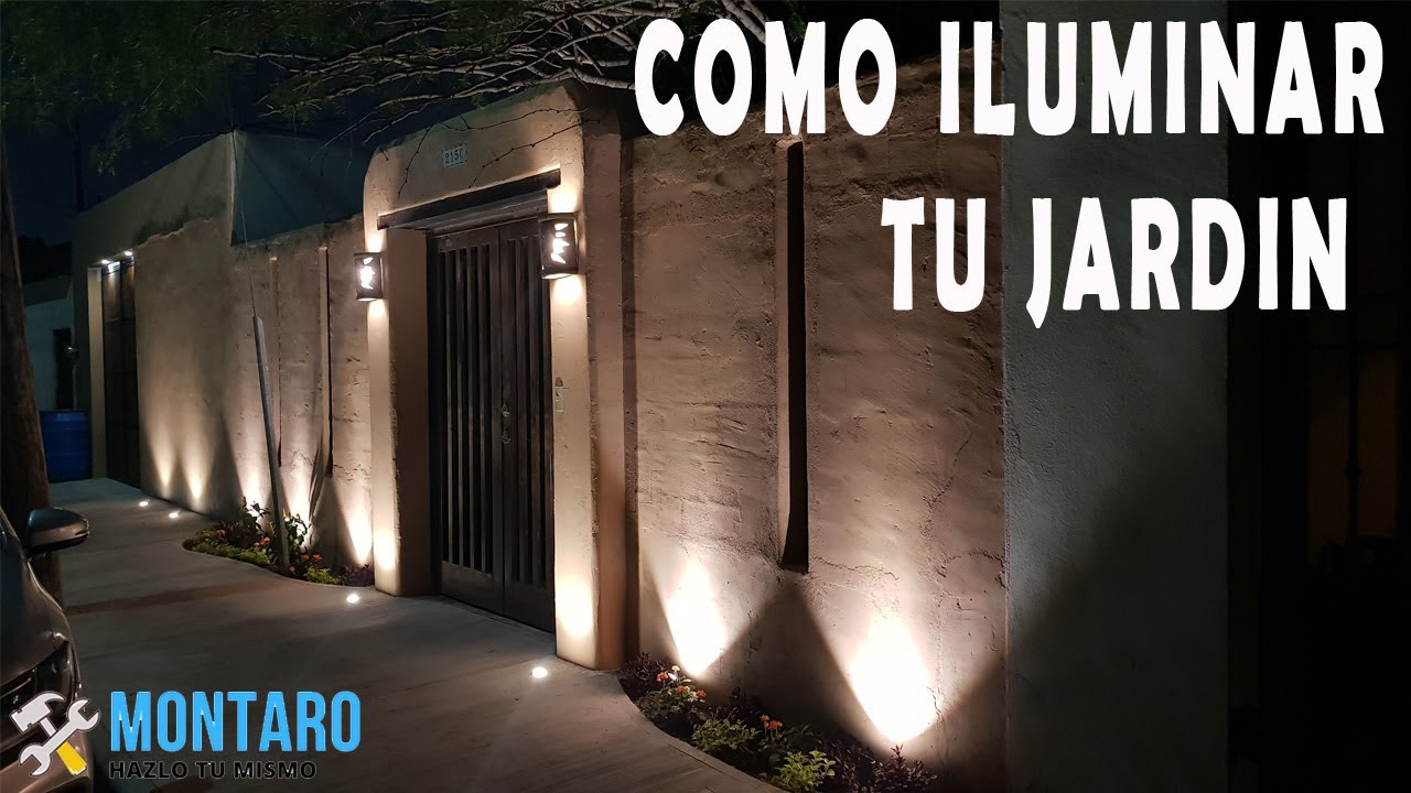 Como Iluminar tu jardín - Fachada
