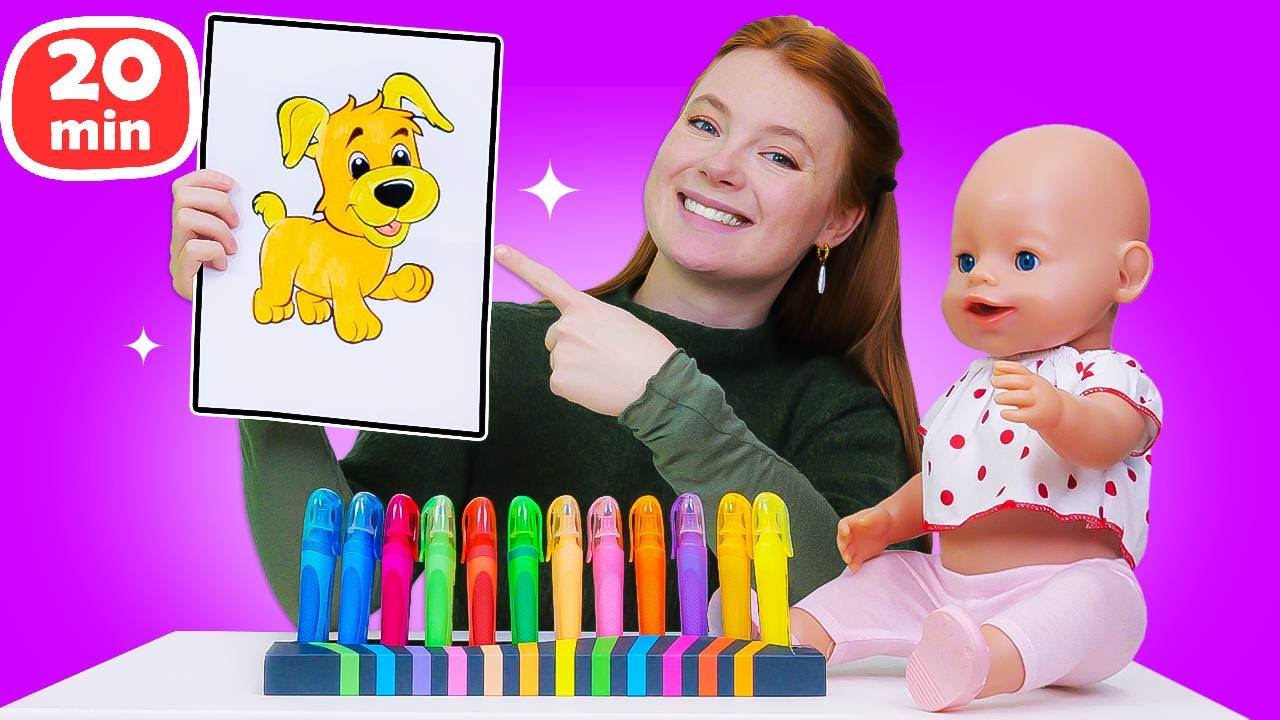 Puppenspiele mit Irene – Spielen und Basteln mit Babypuppe und Peppa