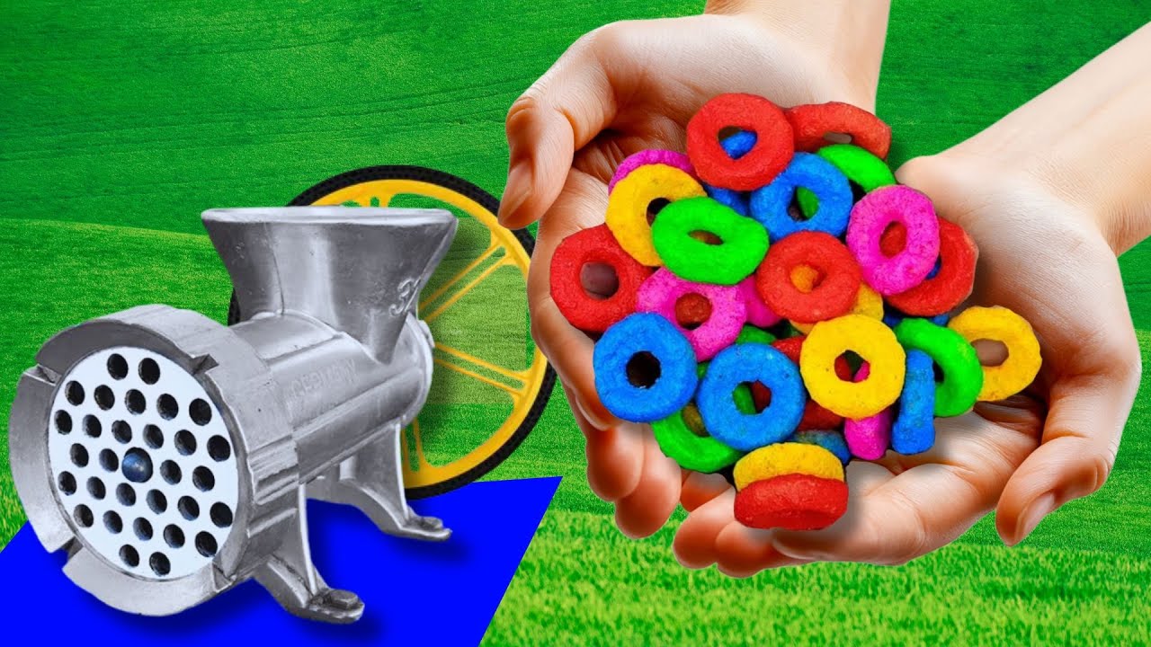 Mini Ice Cream Cone vs Meat Grinder &ndash; SHOCKING Results!