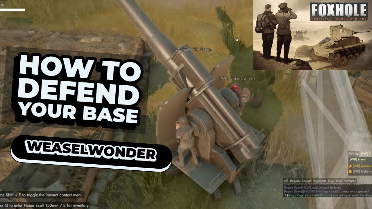 How to defend your bunker base in Foxhole