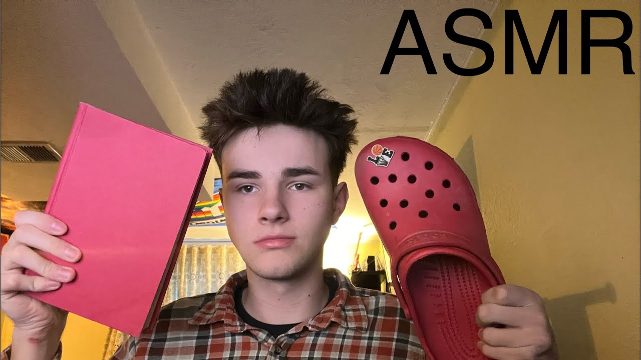 ASMR with RED Items | Tapping, Scratching, Rambling, Ect.