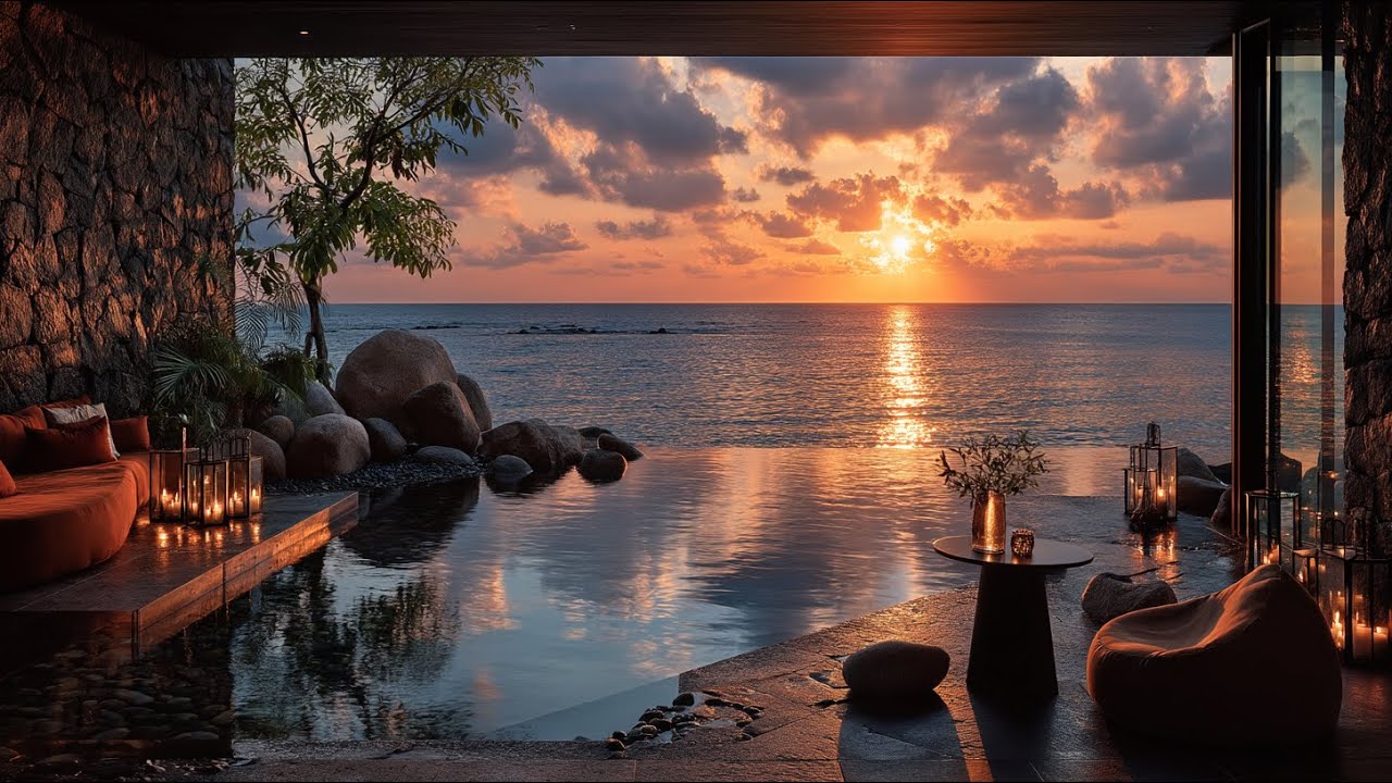 Chillout Sunset Lounge Vibes | Slow Ambient Music for Calm Evenings and Focus