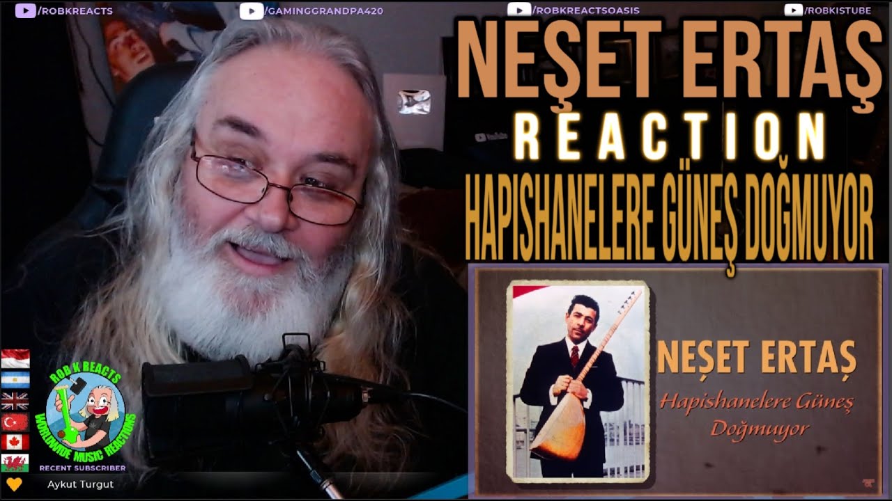 Neşet Ertaş Reaction - Hapishanelere Güneş Doğmuyor - First Time Hearing - Requested