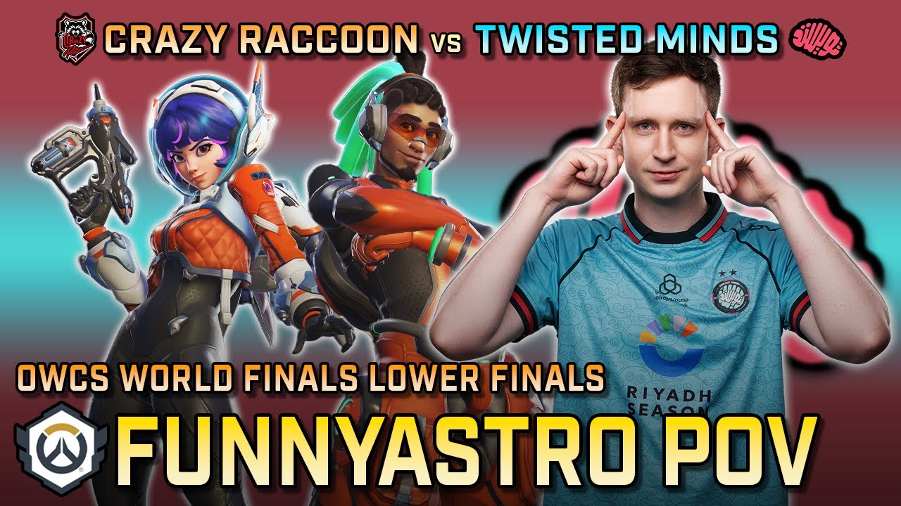 [ FunnyAstro ] Lucio at it's PEAK | Crazy Raccoon vs Twisted Minds | OWCS World Finals Lower Finals