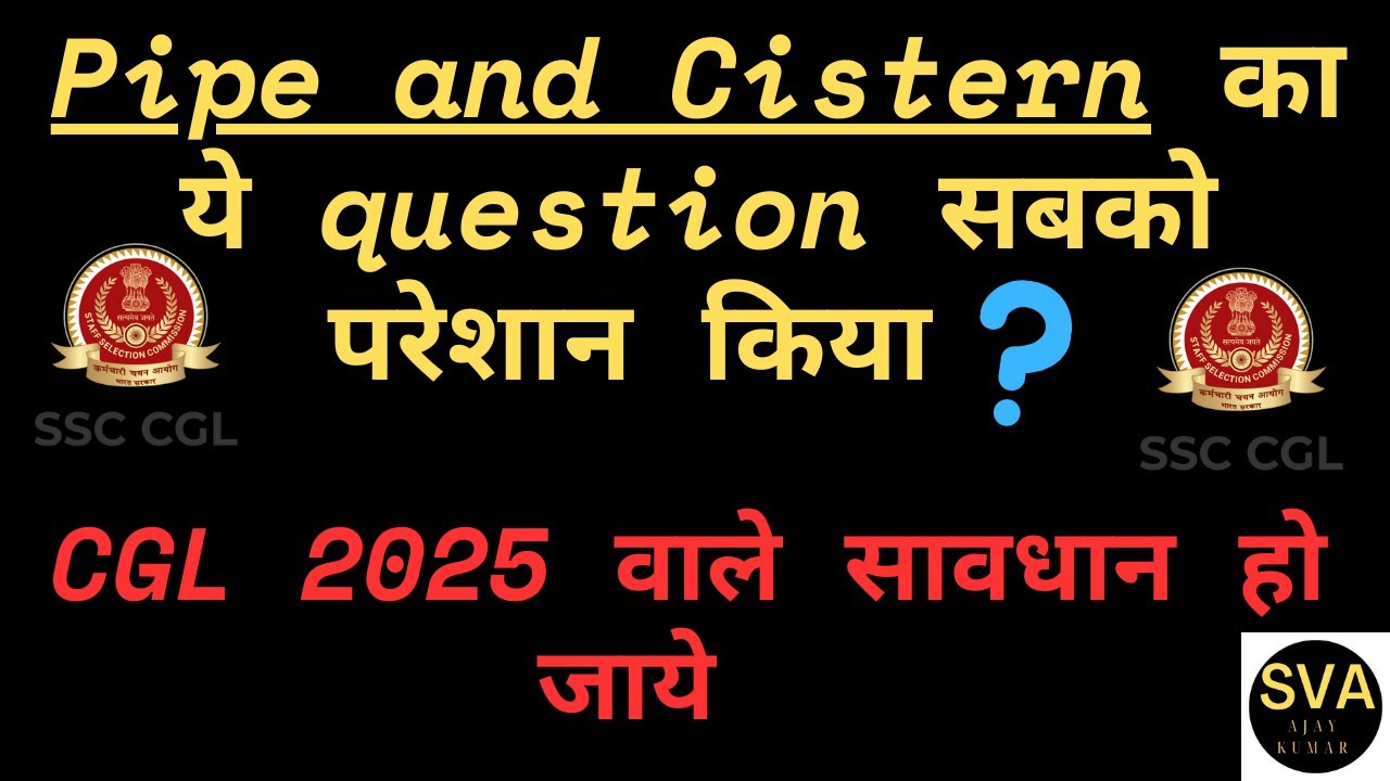 Two pipes A and B can fill a tank in 20 and 30 hours, respectively. Both pipes are II AJAY KUMAR